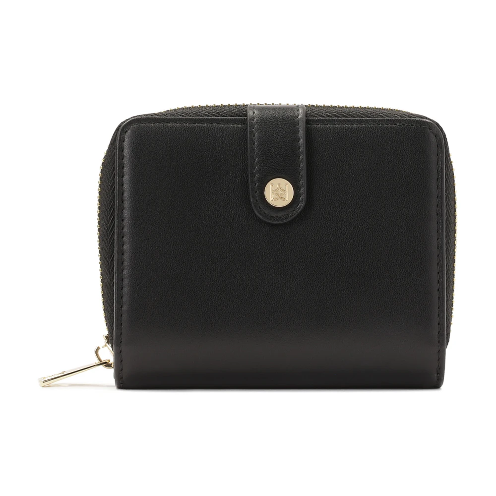 Kazar Zwarte portemonnee met twee compartimenten Black Dames