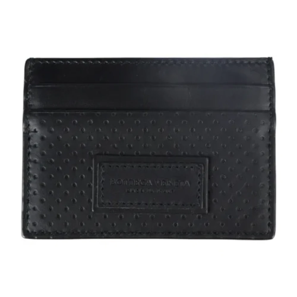 Bottega Veneta Vintage Pre-owned Leather wallets Black Heren