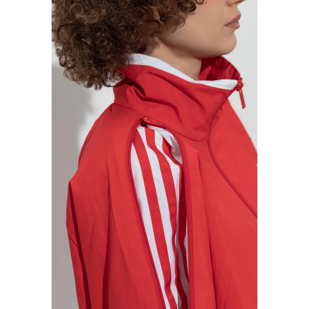 adidas Originals Lichtgewicht Jack met Logo Red Dames