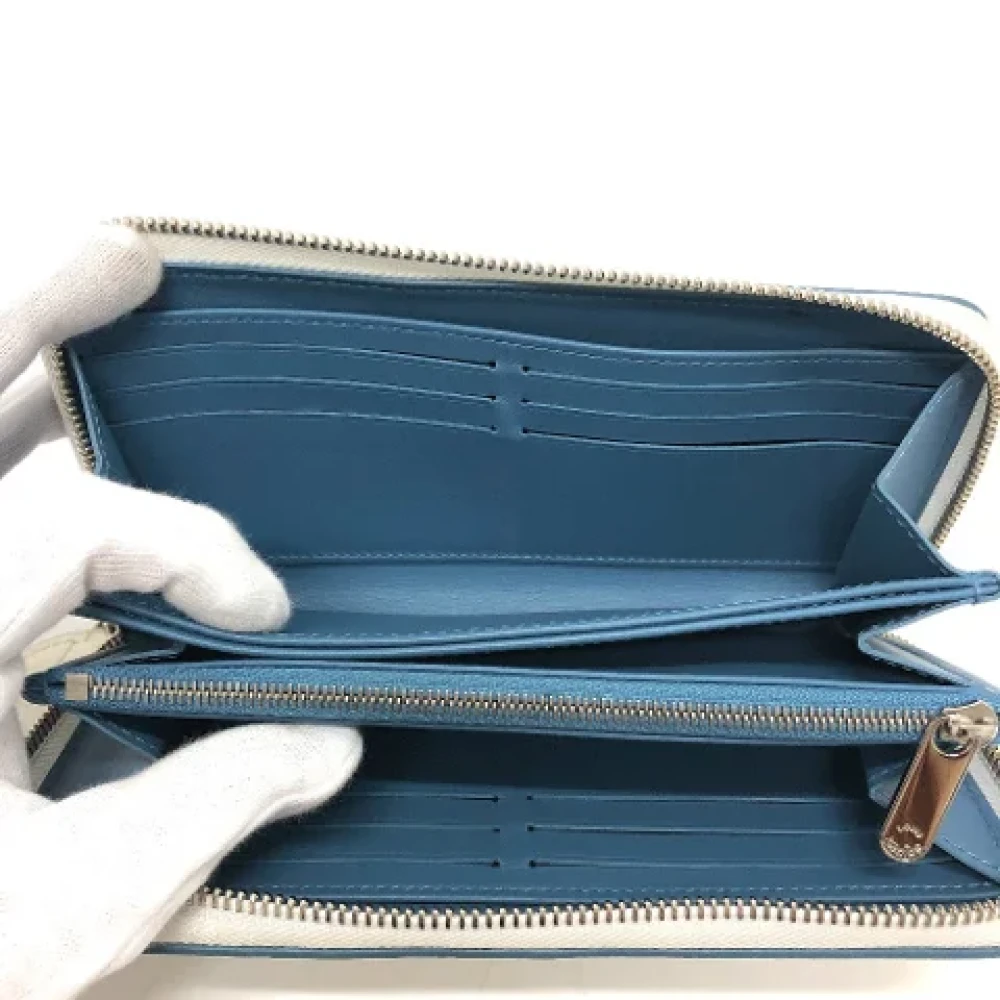 Louis Vuitton Vintage Pre-owned Fabric wallets White Dames
