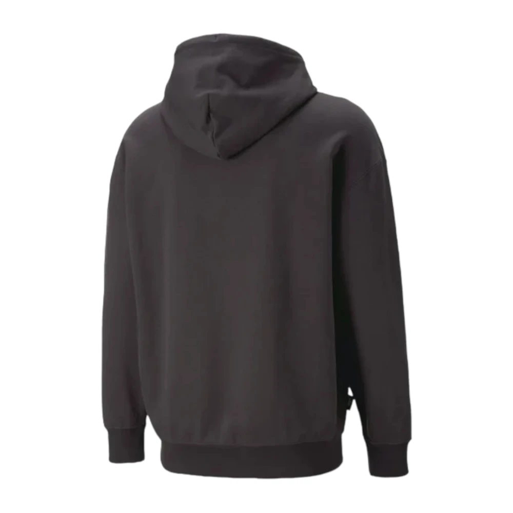 Puma Grafische hoodie Downtown stijl Black Heren