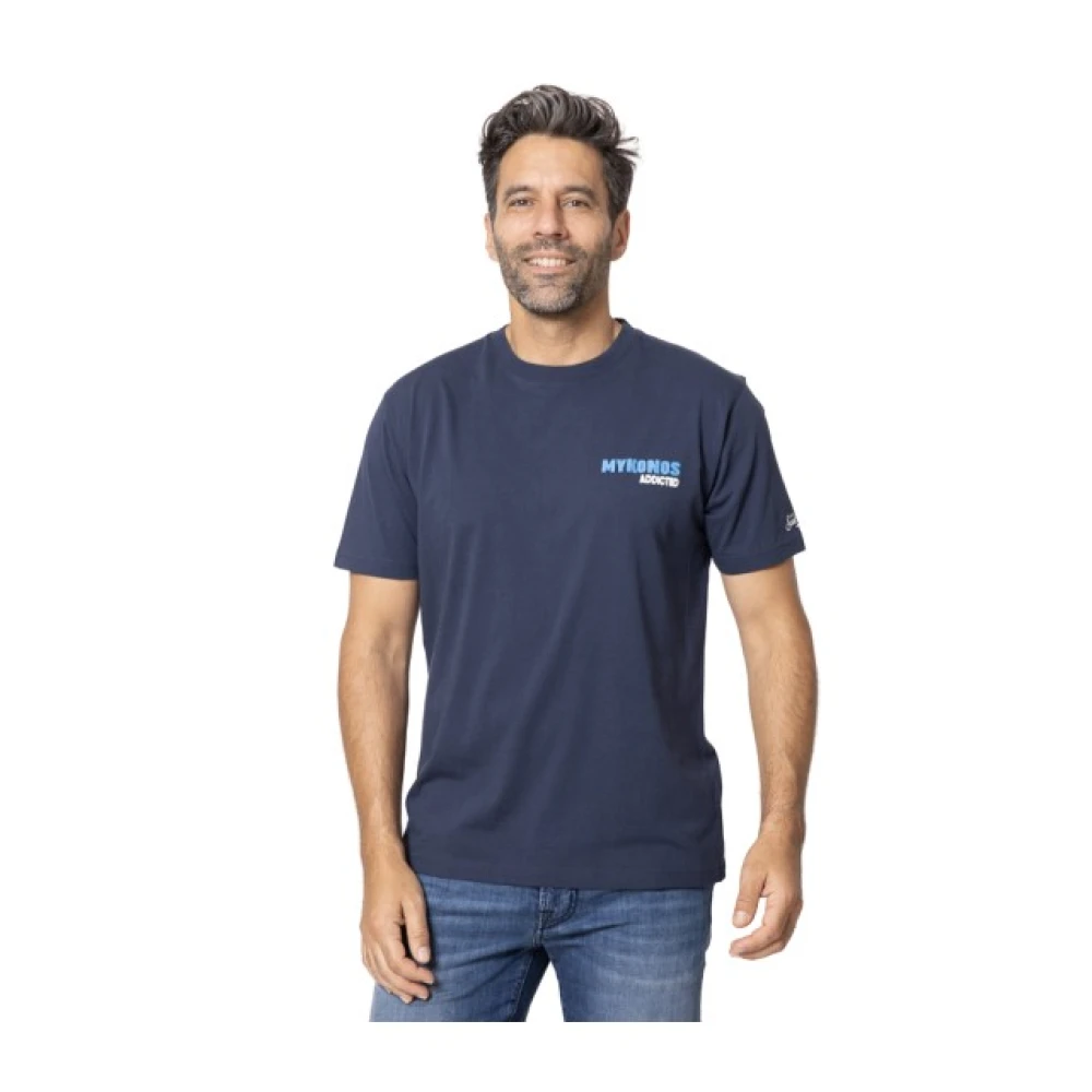 Mc2 Saint Barth Uomo Blu Top,, New, Medio