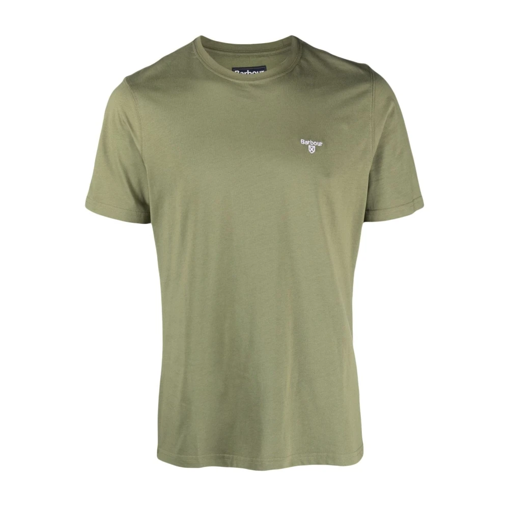 Barbour Broderad T-shirt Green, Herr