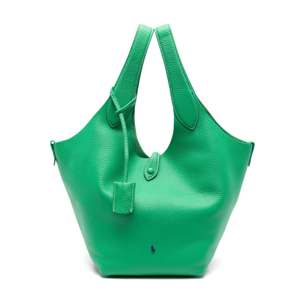 Polo Ralph Lauren Women's Green Shopping Bags, One Size, Play Medium Tote
