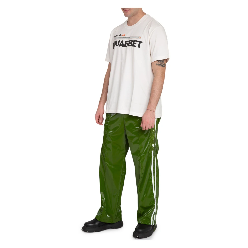 Doublet Wit Logo T-shirt White Heren