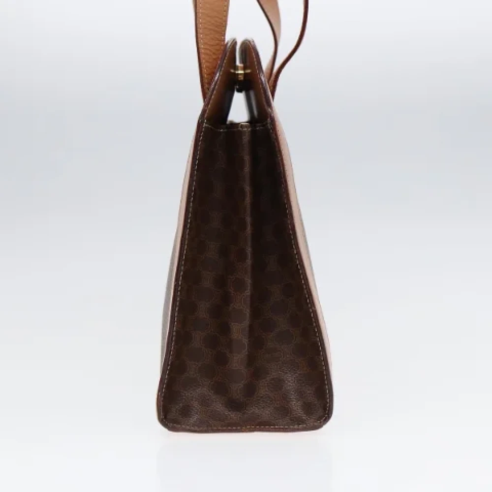 Celine Vintage Pre-owned Leather shoulder-bags Brown Dames