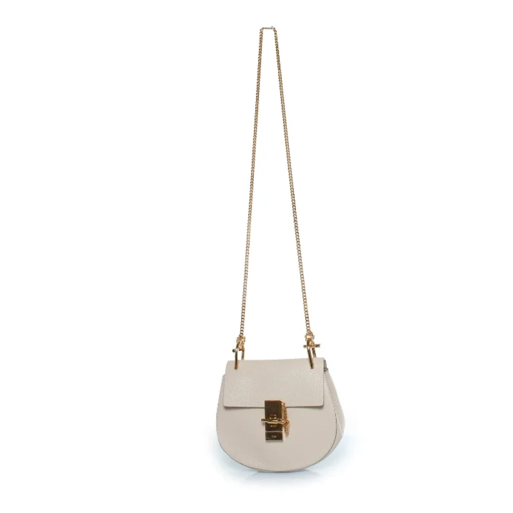 Chloé Leather shoulder-bags Gray Dames