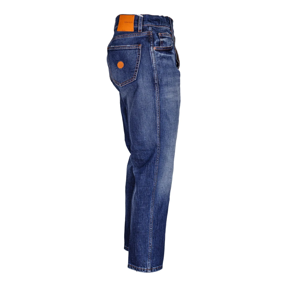 Don The Fuller Italiaanse wortel fit jeans lage taille Blue Heren