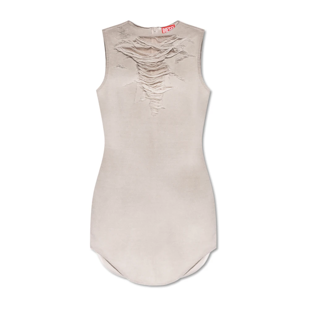 Diesel Donna Grigio Abiti, L, New,