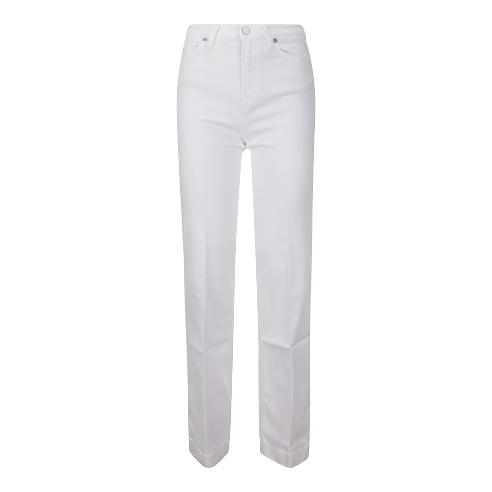 7 For All Mankind Moderne Dojo Luxe Vintage Jeans White Dames