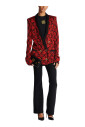 cardigan-a-bouton-imprime-python