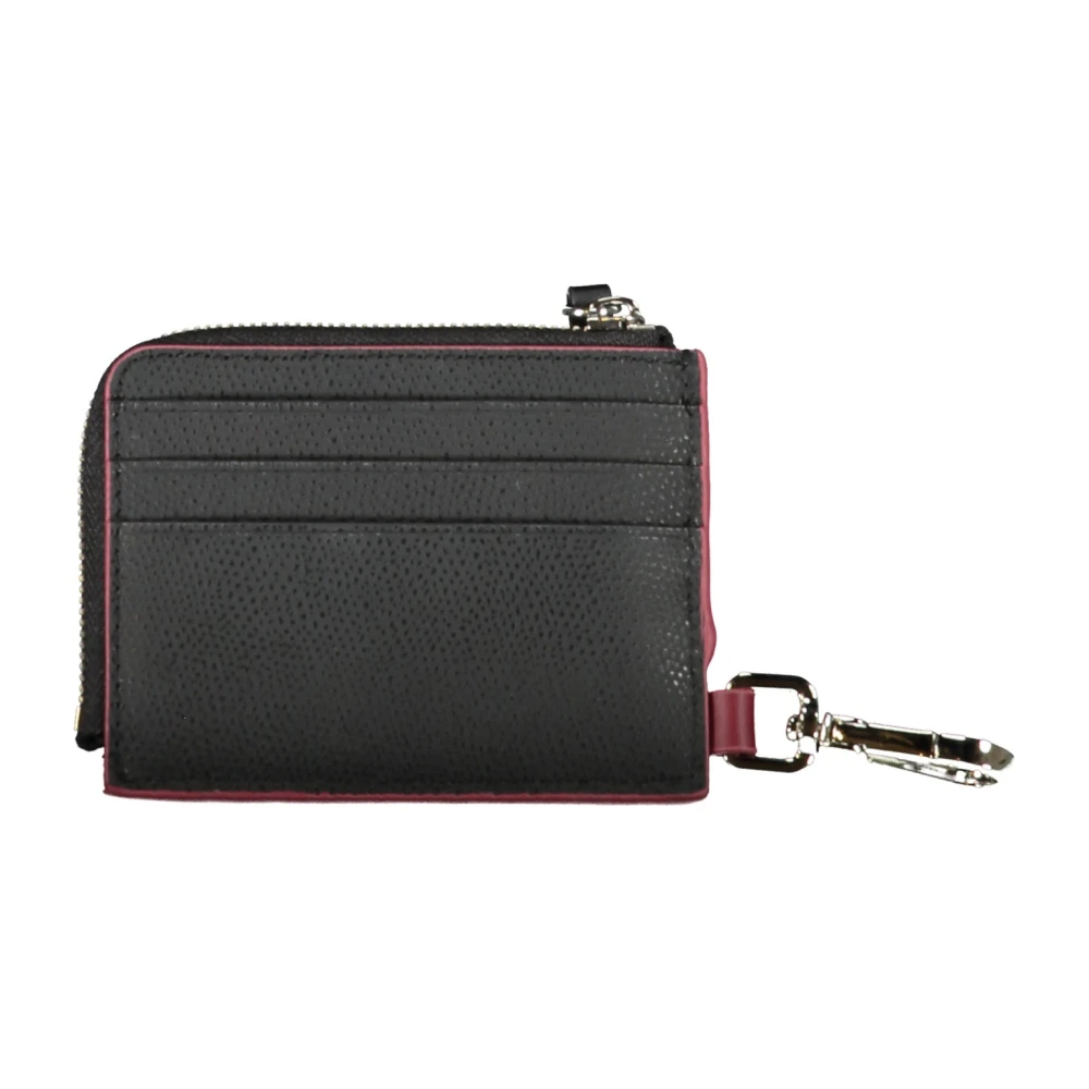 Tommy Hilfiger Heren Portemonnee Zwart Portacard Rits Sluiting Black Heren
