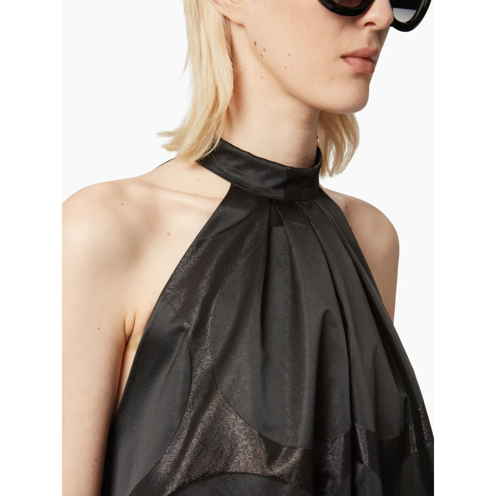 Nina Ricci Halterneck Mini Dress With Black Dames