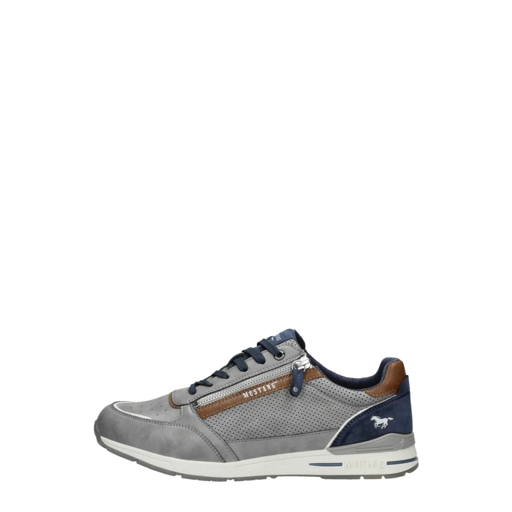 Mustang Sneakers Laag Heren Schoenen Grijs