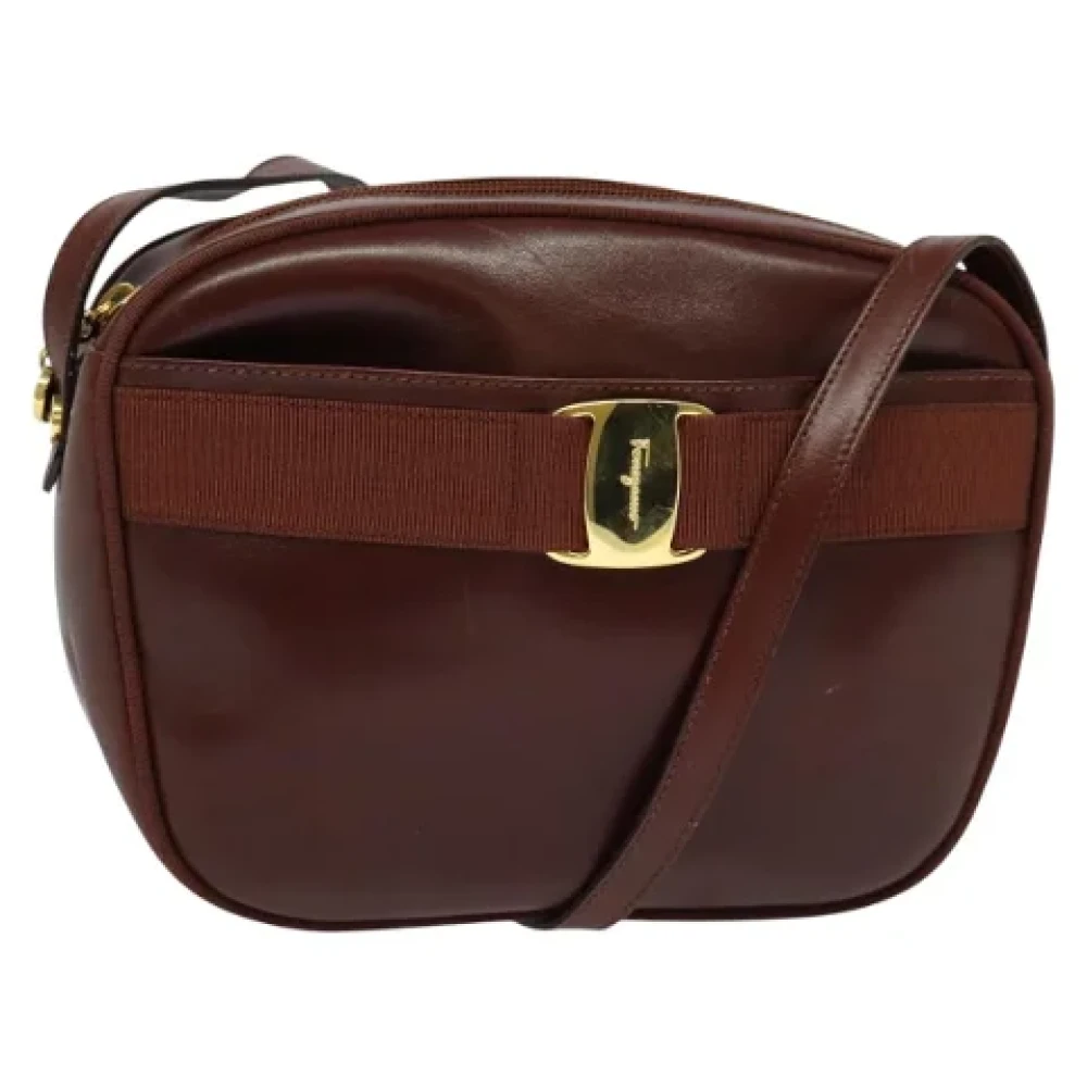Pre-owned > Pre-owned Bags > Pre-owned Cross Body Bags - - Salvatore Ferragamo Pre-owned - Modalova