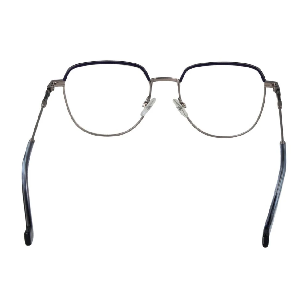Hackett Blauwfilter Metalen Optische Monturen Ronde Stijl Gray Heren