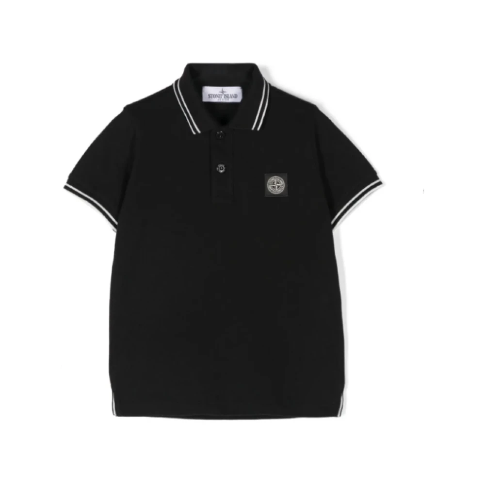 Stone Island Svarta T-shirts och Polos Black, Pojke