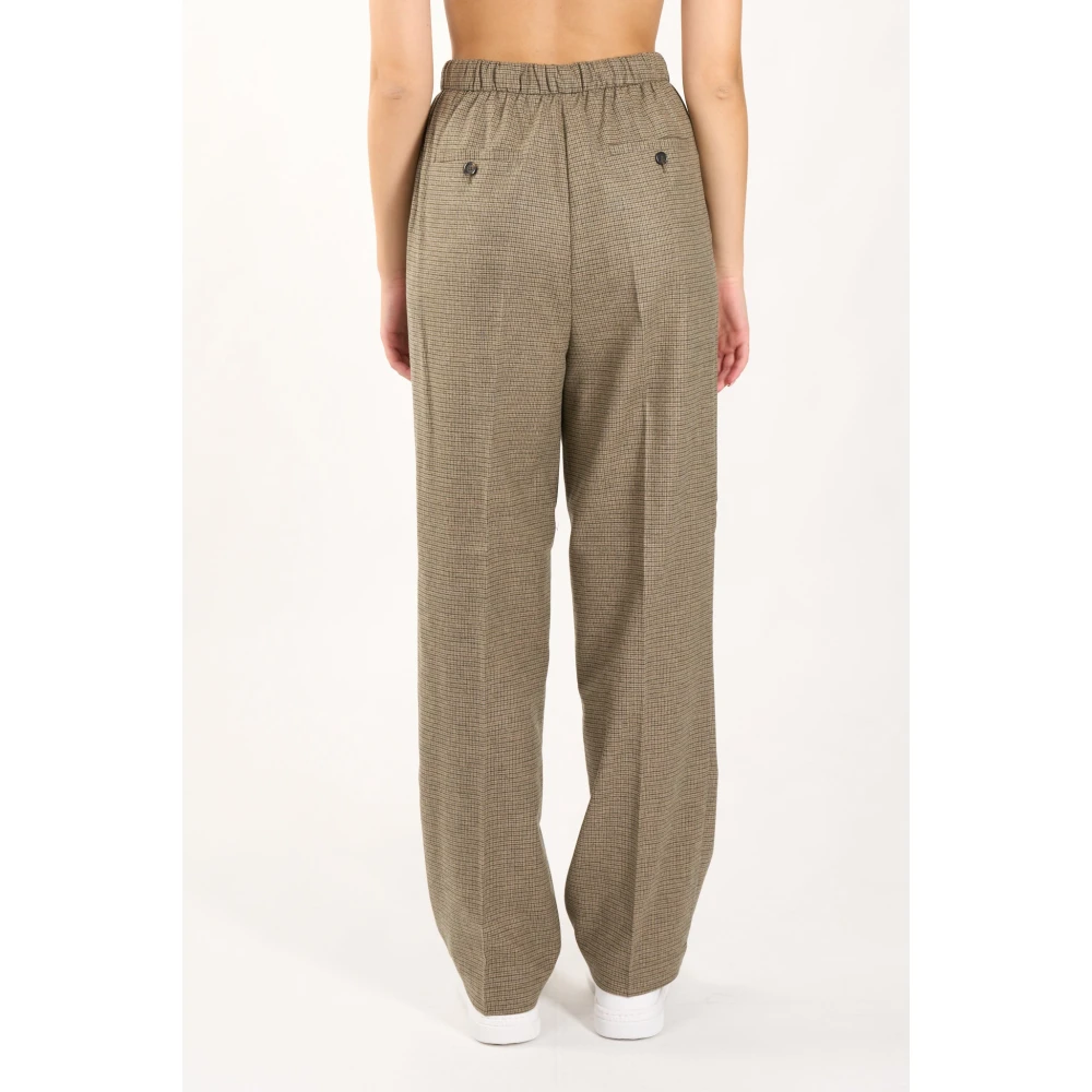 pinko Wollen joggerbroek tijdschriftmodel Brown Dames