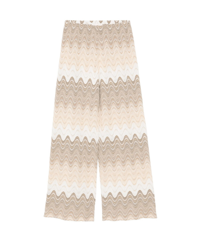 pantalon-large-en-tricot-chevron-texture