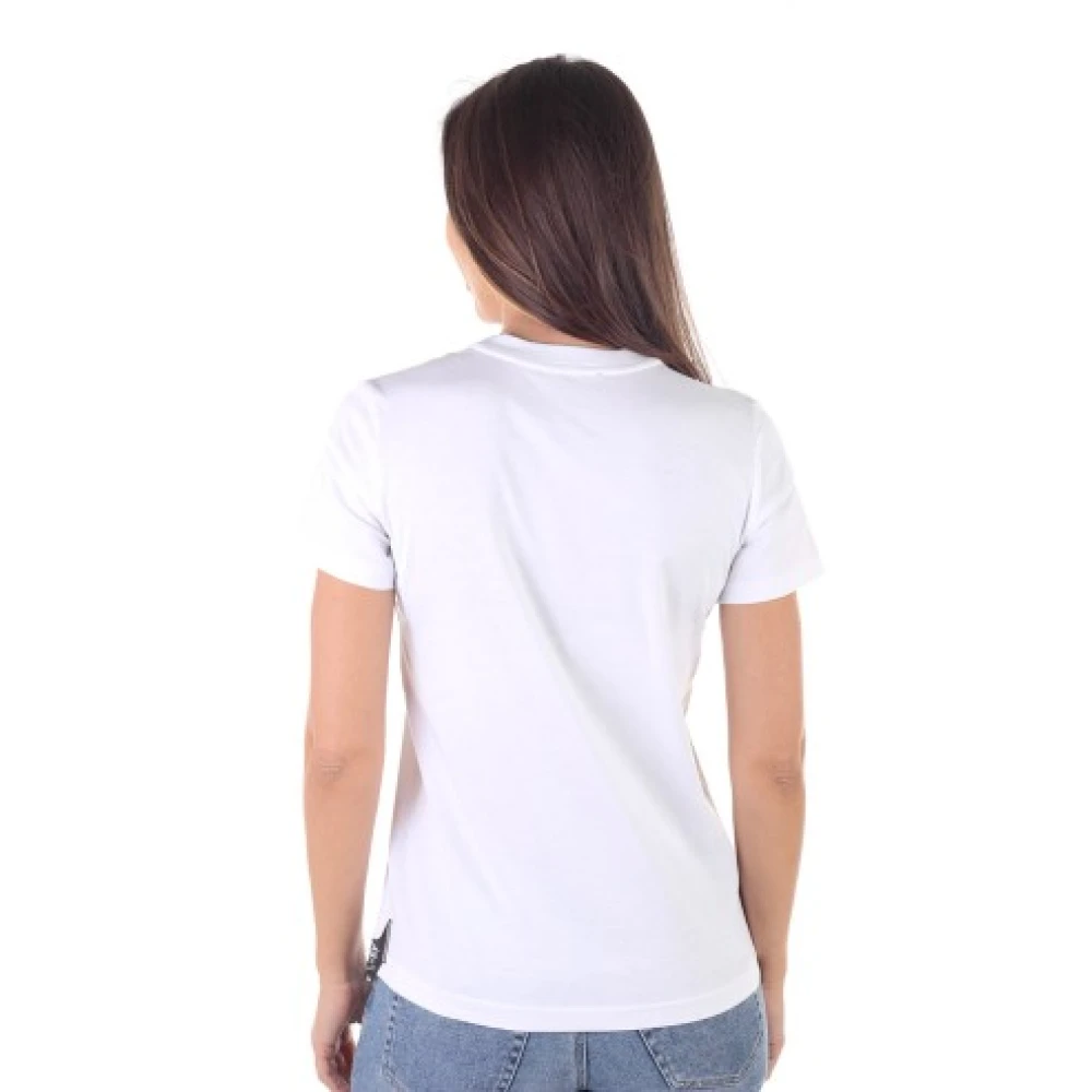 Diesel Dames Katoenen T-shirt White Dames