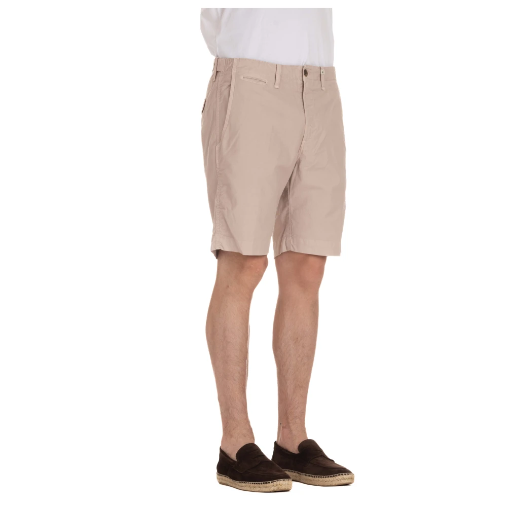 Myths Roze Katoenen Bermuda Shorts Beige Heren