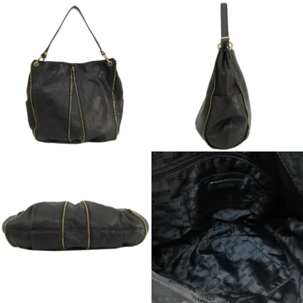 Michael Kors Pre-owned Leather handbags Black Dames