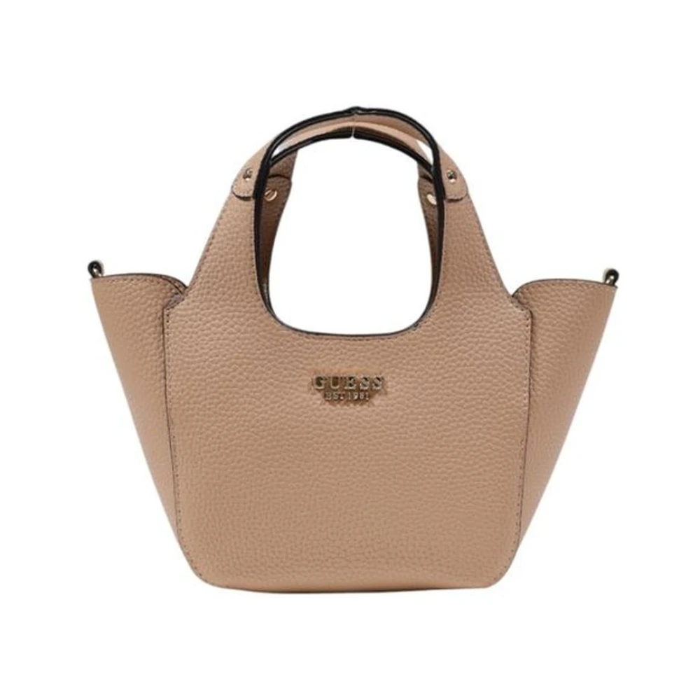 Guess Beige Polyurethaan Handtas voor Vrouwen Beige Dames