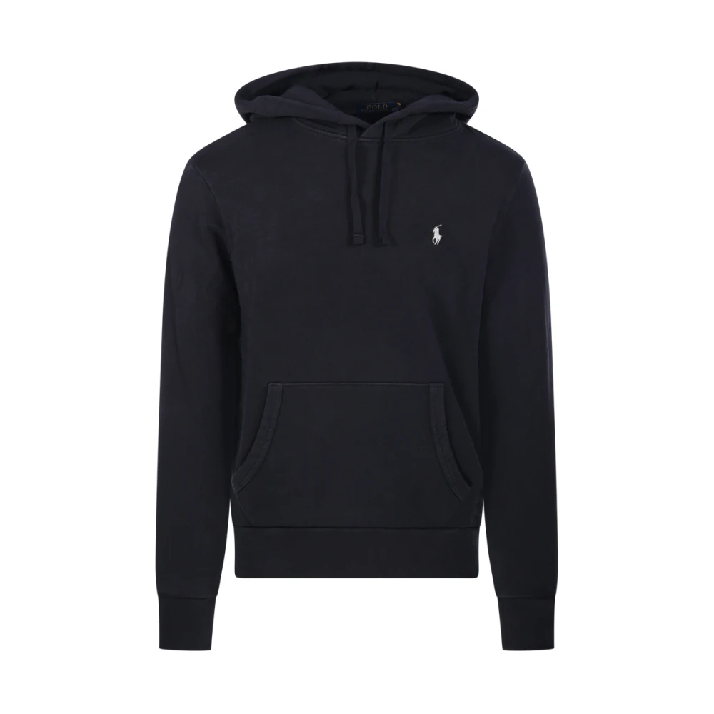 Ralph Lauren Men's Black Round Neck Sweatshirt
