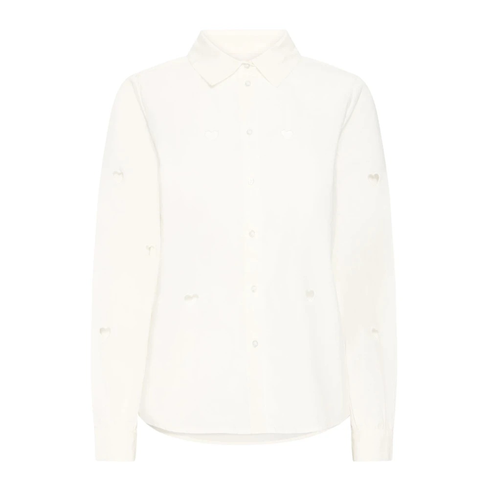 Ichi - Kurzarmhemd - Blouses & Shirts - Damen - Weiß - Xs - Bild 3