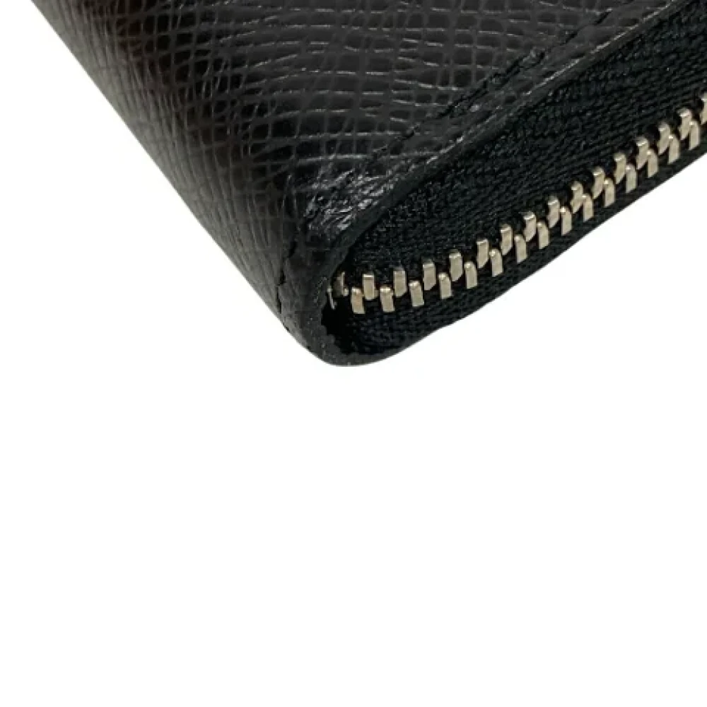 Louis Vuitton Vintage Pre-owned Leather wallets Black Heren