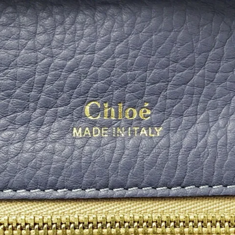 Chloé Pre-owned Leather handbags Blue Dames