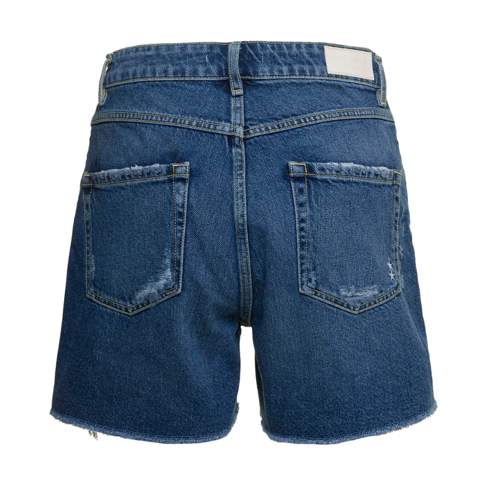 Icon Denim Shorts Blue Dames