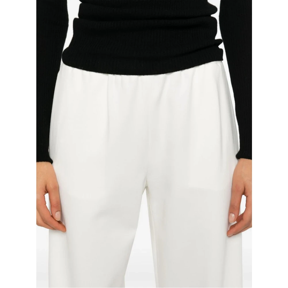Fabiana Filippi Stijlvolle Damesbroek Aw24 White Dames