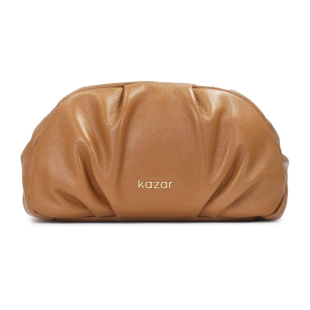 Kazar Leren etui in de vorm van een wolk Brown Dames