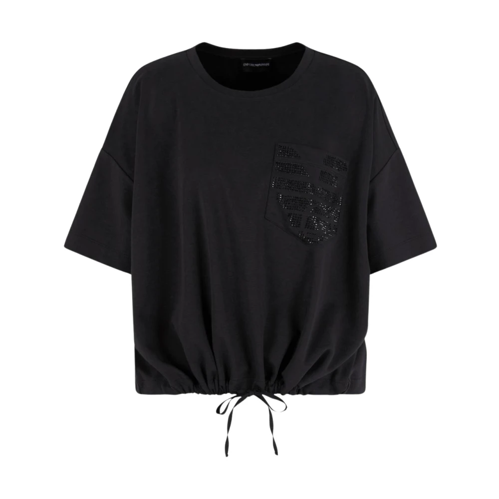 Emporio Armani Stijlvolle Sweatshirts en Hoodies Black Dames