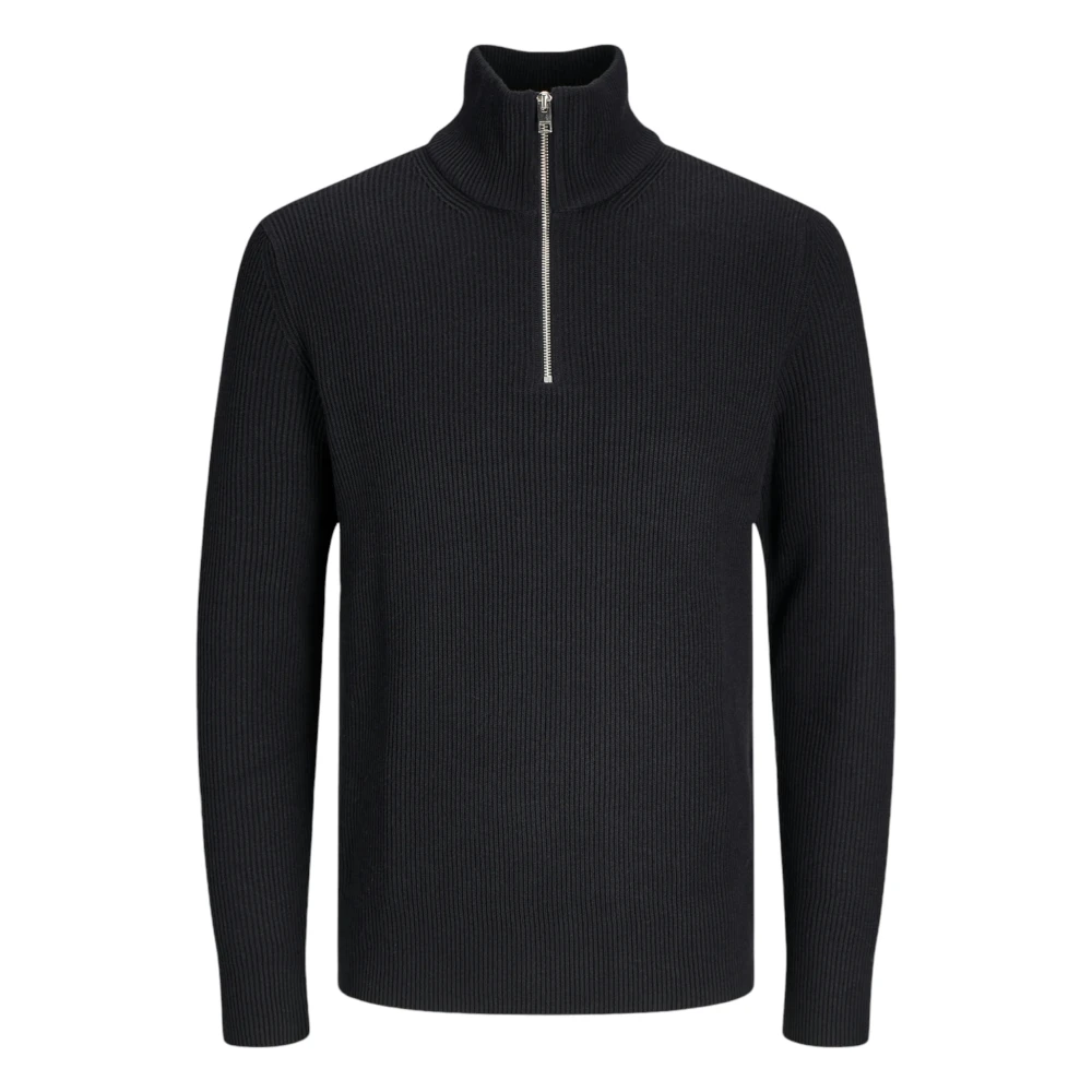 jack & jones Mannen Gebreide Kleding Collectie voor Herfst Winter Black Heren