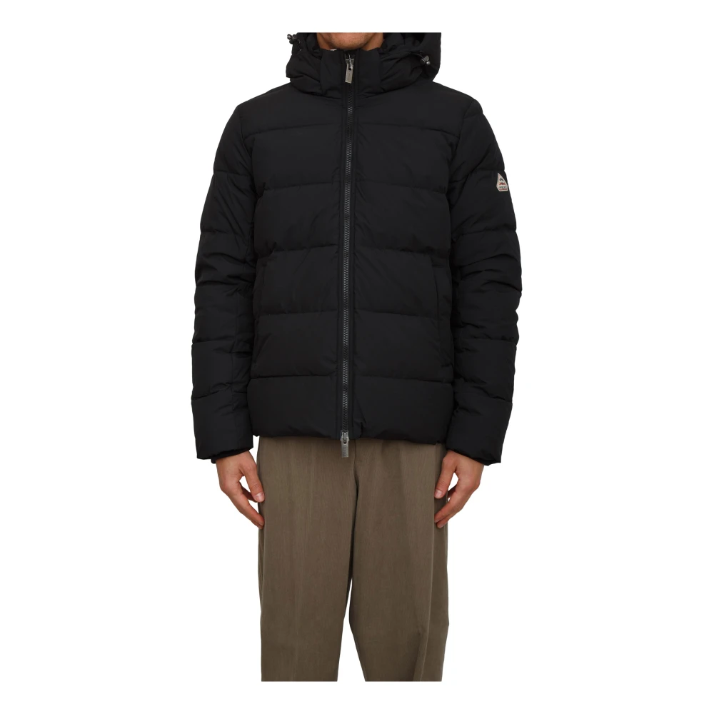 Pyrenex Black Winter Jackets, Male, M, Spoutnic Mini Ripstop Jacket