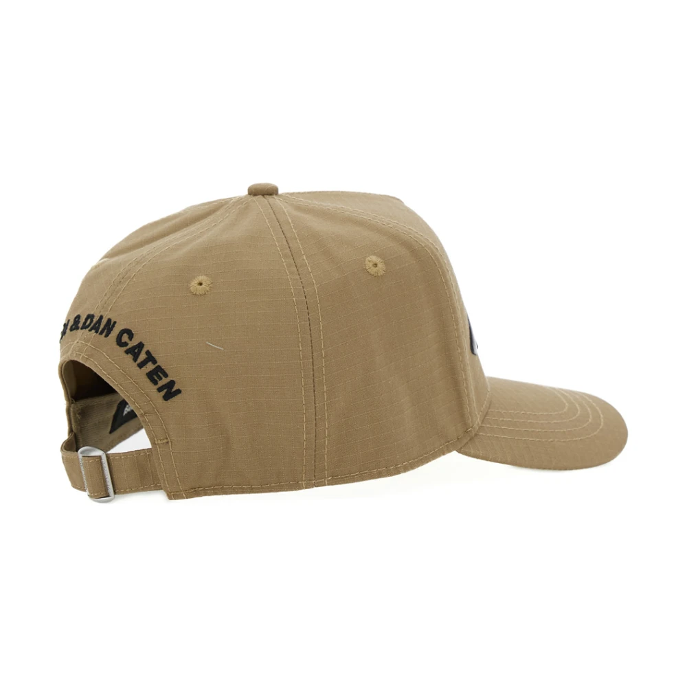 Dsquared2 Groene Baseballpet met Maxi Logo Green Heren