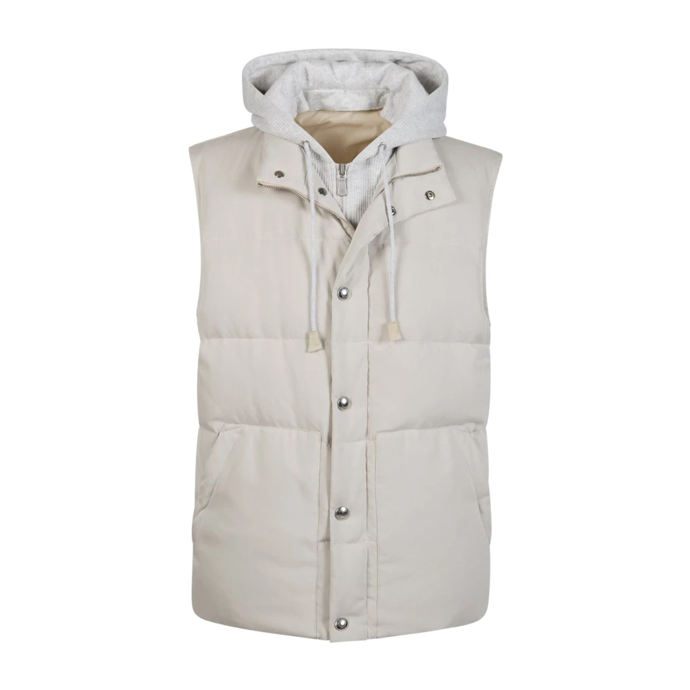 Eleventy Herr Beige Jackor 2XL, Gilet Pettorina