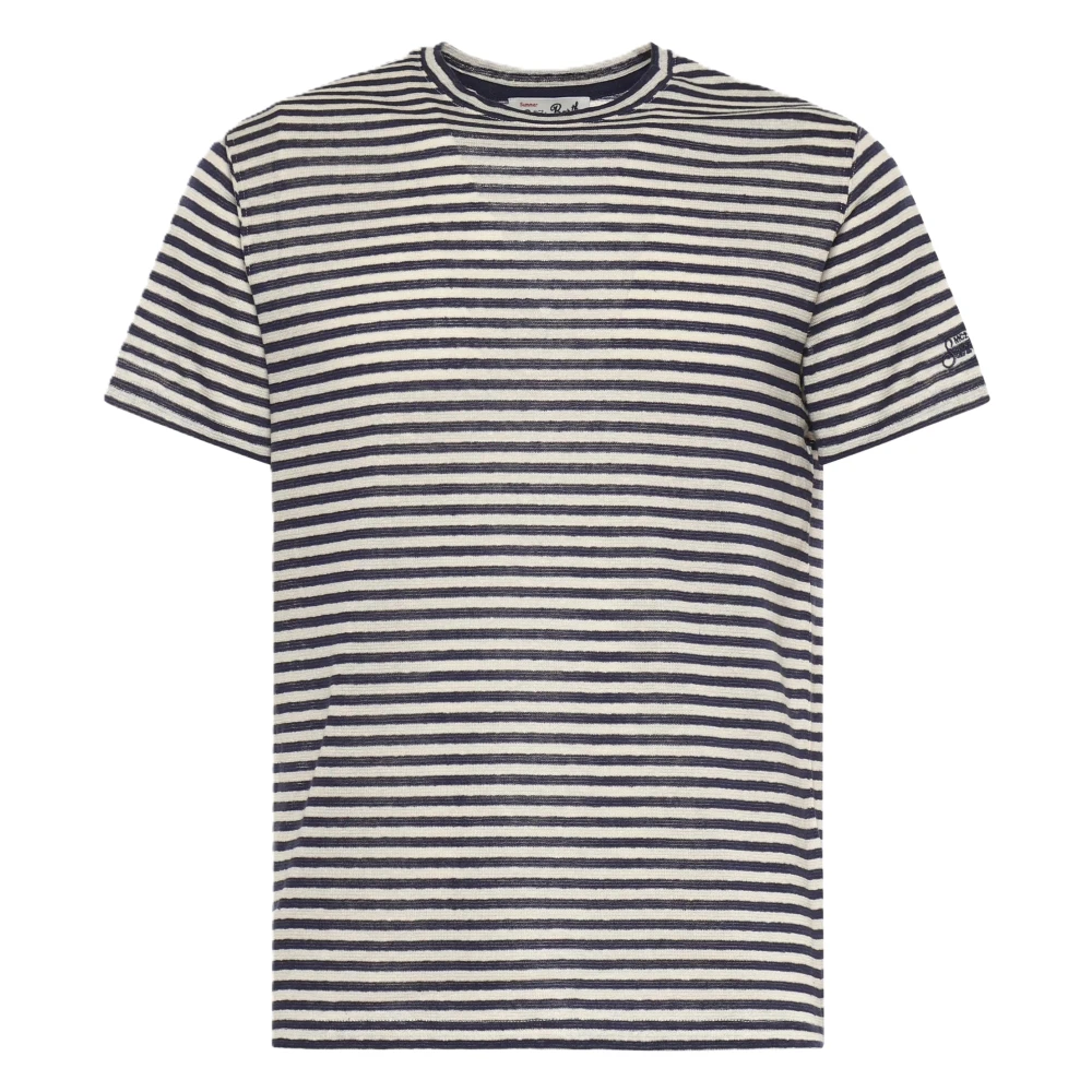 Mc2 Saint Barth Multicolor T-Shirts, Male, M, Dover Stripes T-Shirt
