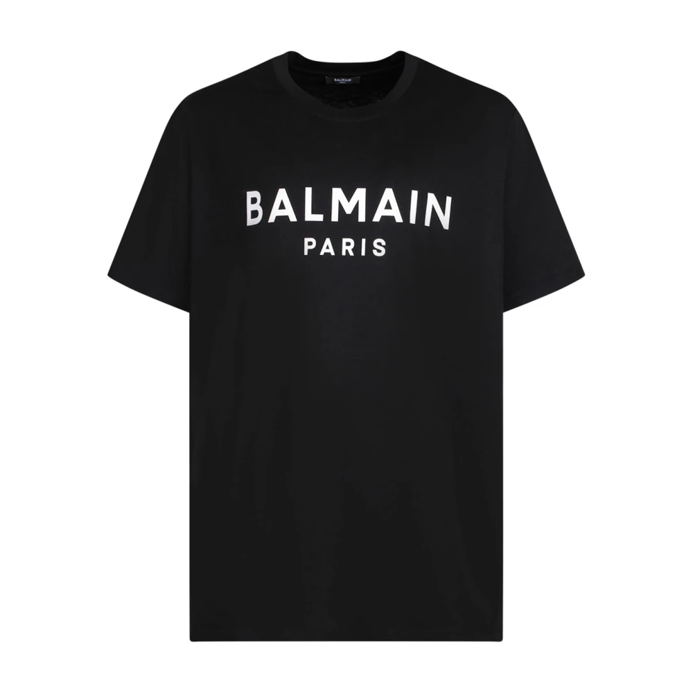 Balmain Stijlvolle T-shirts en Polo`s Collectie Black Heren