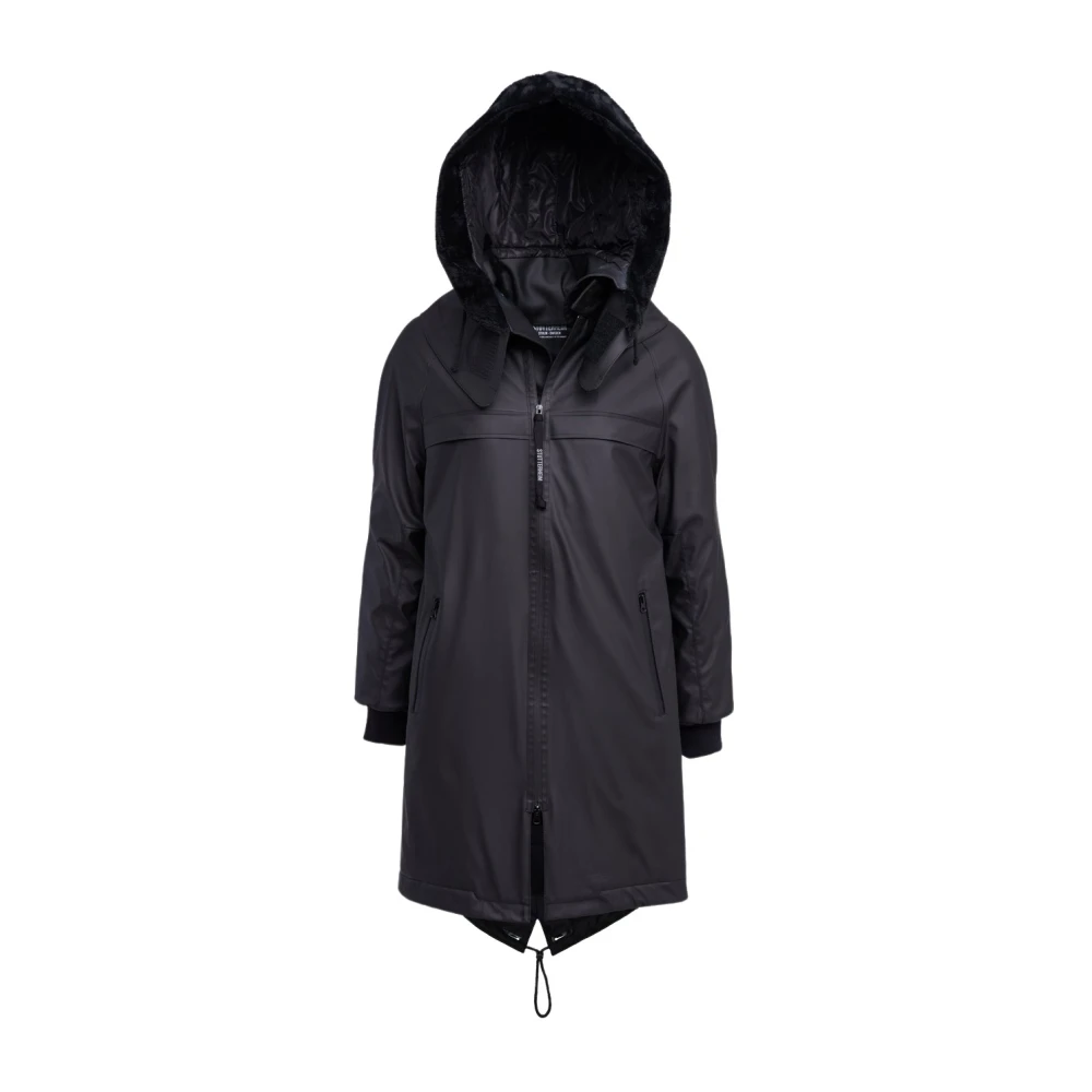 Stutterheim Vattentät Fishtail Parka Black, Unisex