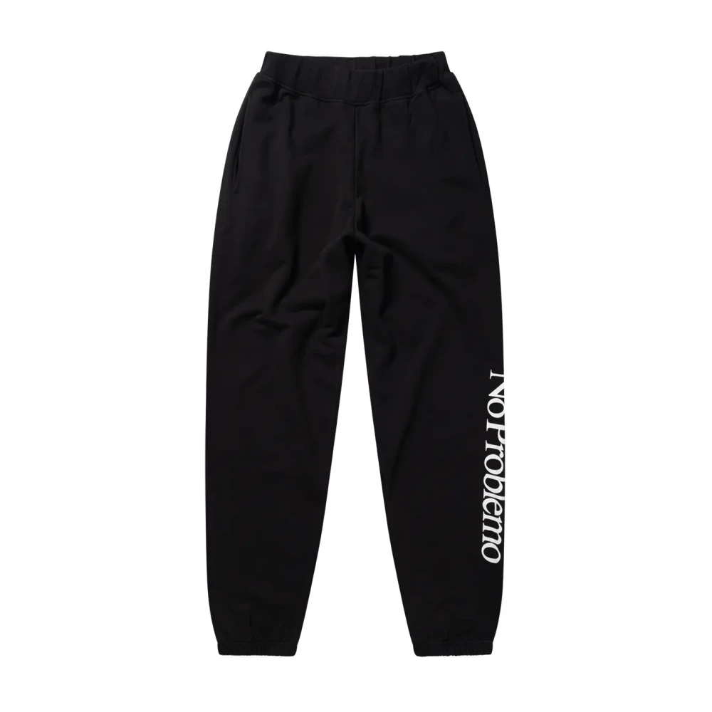 No Problemo Black Sweatpants, Male, Xl, Relaxed Sweatpant