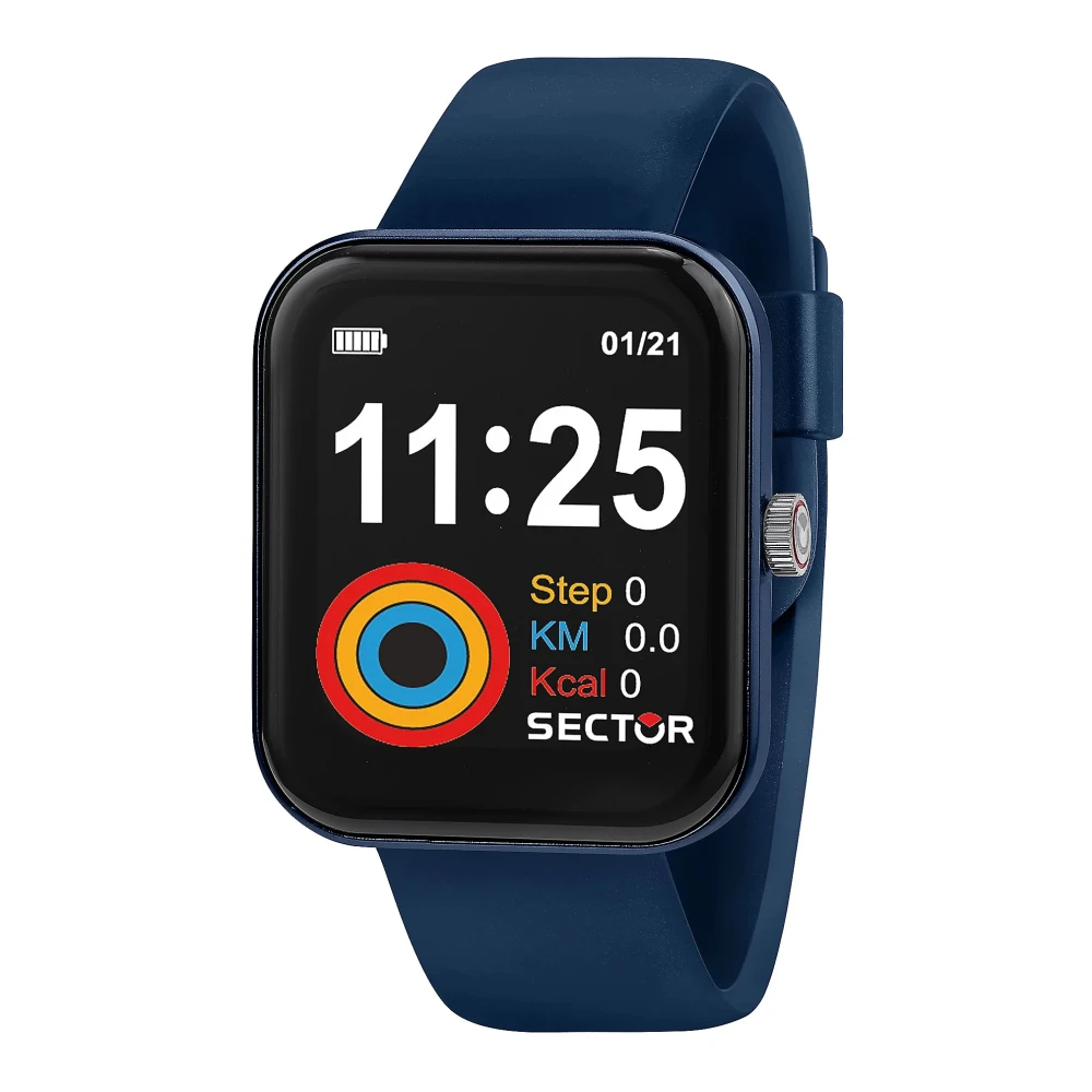 Sector No Limits, Accessoarer, Herr, ONE Size, S-03 Smart Digitalt Blå Klocka