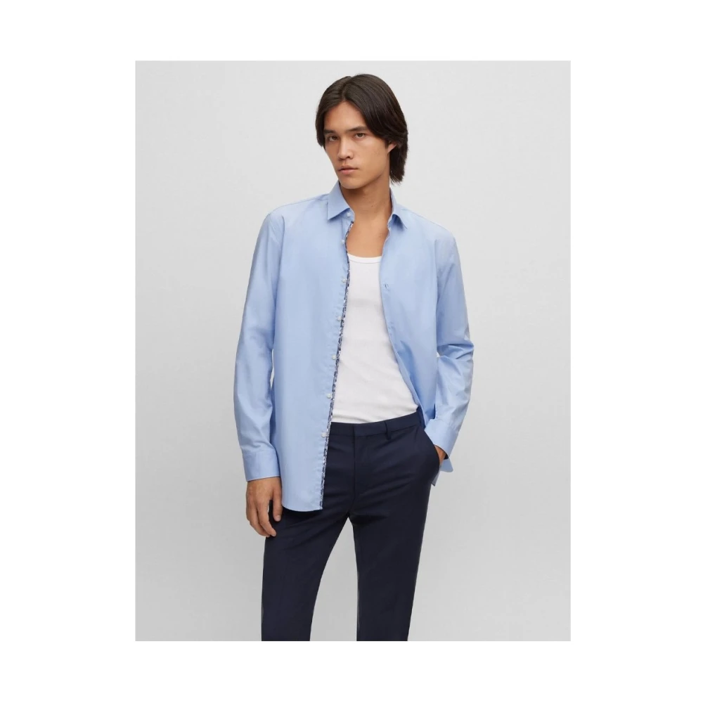 Hugo Boss Casual Overhemd Blue Heren