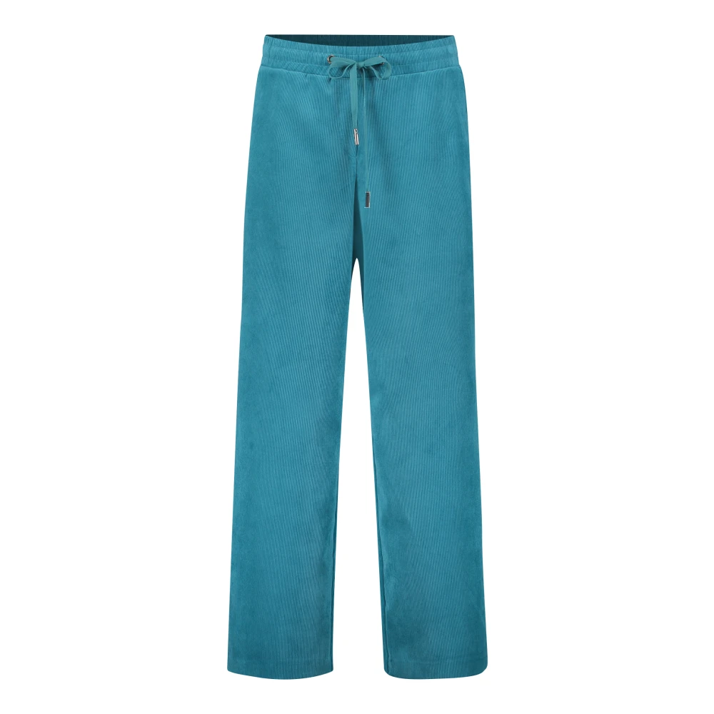 Betty & Co Stijlvolle Bindceintuur Broek Blue Dames