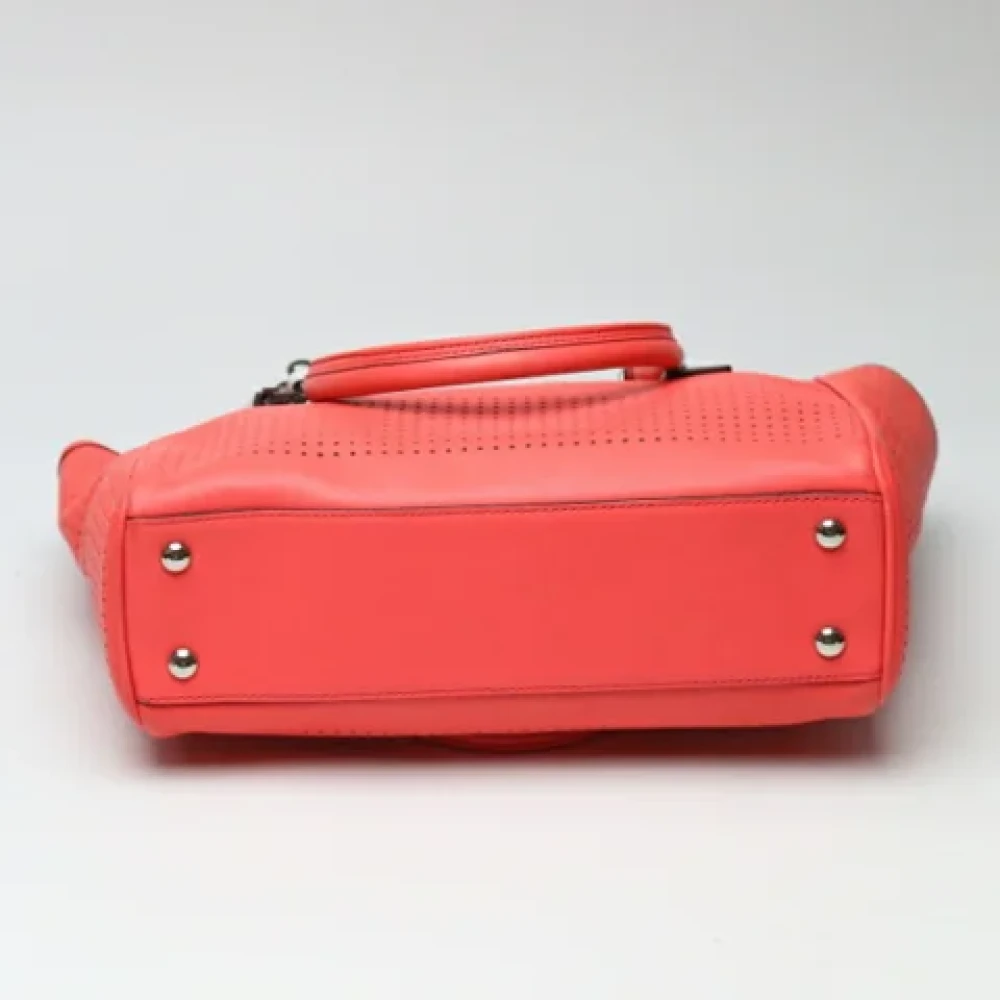 Coach Pre-owned Fabric handbags Orange Dames