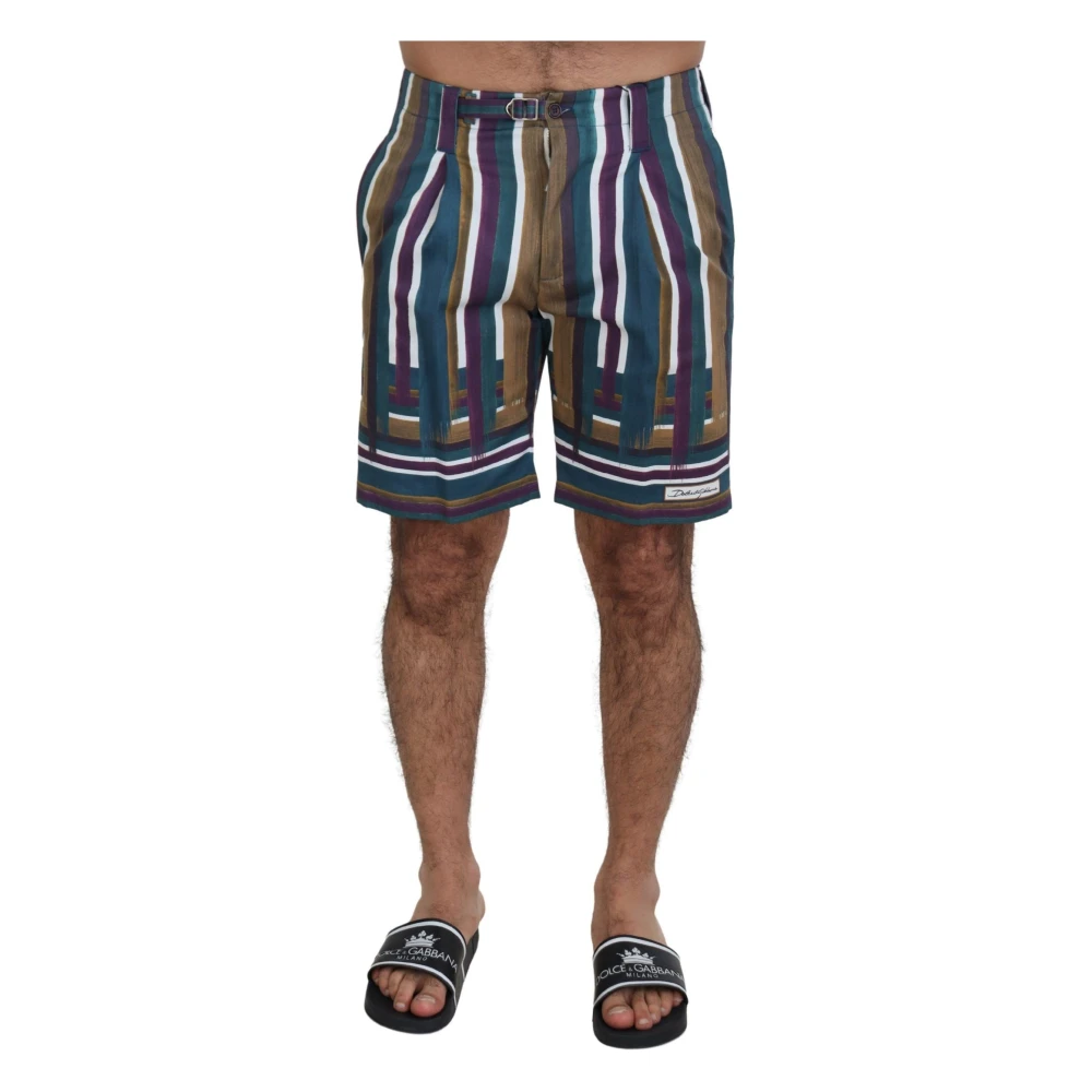 Dolce & Gabbana Hombre Multicolor Pantalones Cortos, Talla: 3XL