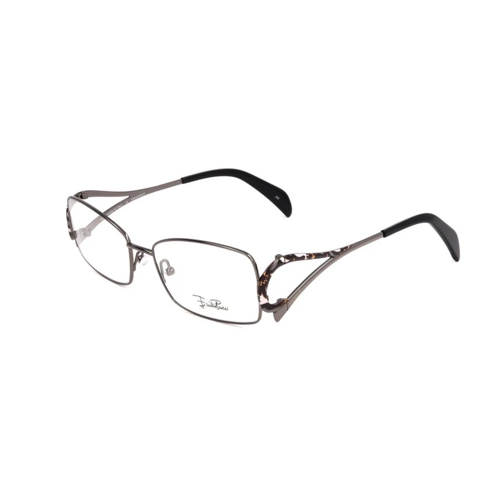 EMILIO PUCCI Metalen frames met ruthenium wijzerplaat Gray Dames