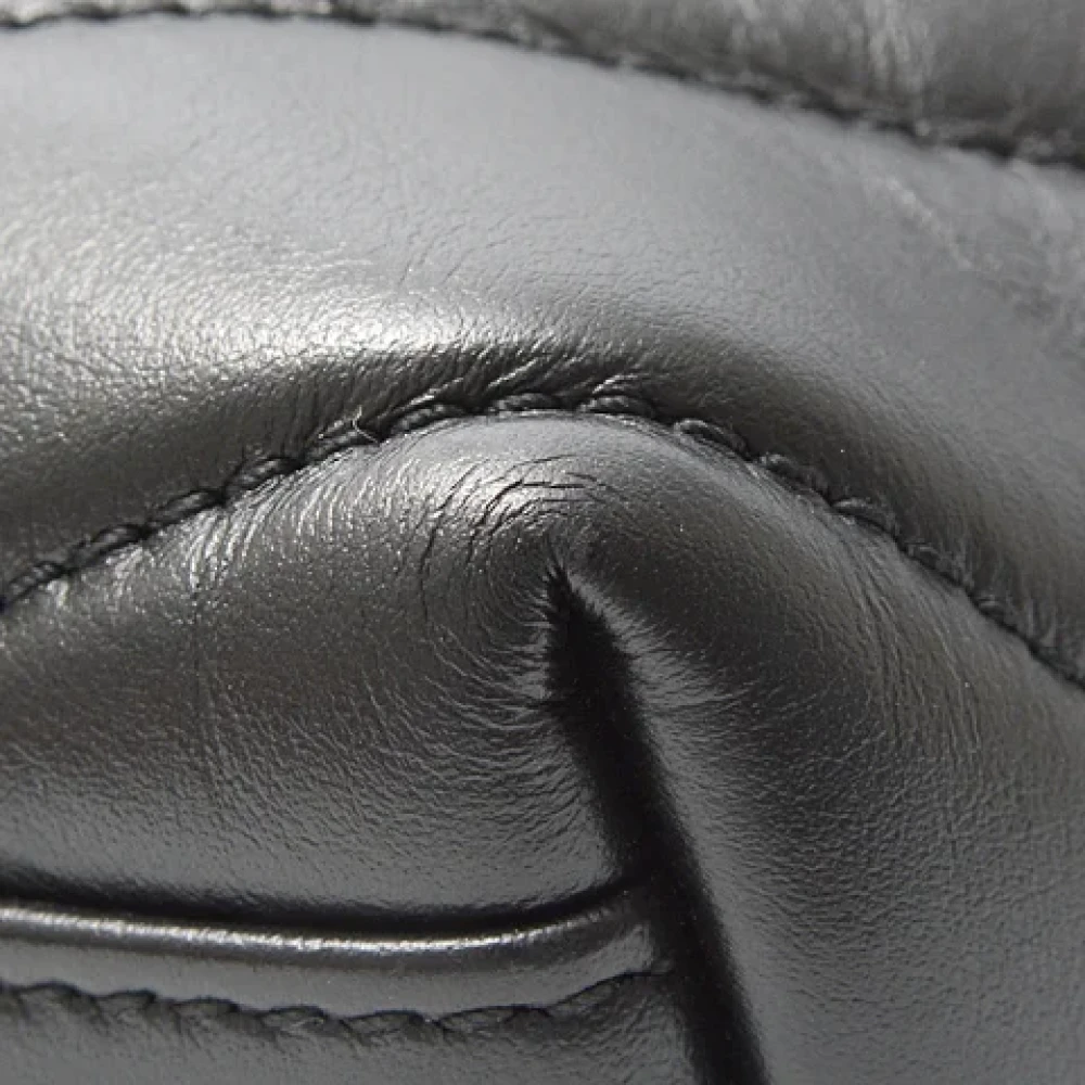 Yves Saint Laurent Vintage Pre-owned Leather shoulder-bags Black Dames